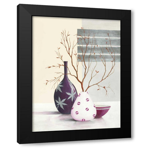 Purple Temptation II Black Modern Wood Framed Art Print with Double Matting by Sedalia, David