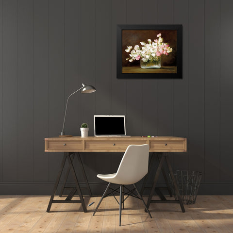 SUMMER GREETINGS II Black Modern Wood Framed Art Print by Schoelnhammer, Heinz