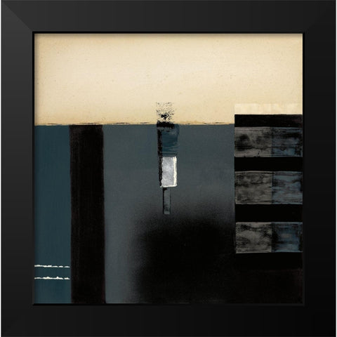 MIDNIGHT BLUES I Black Modern Wood Framed Art Print by Carter, Brad