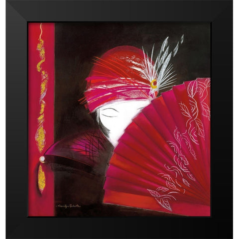 GEMINI I Black Modern Wood Framed Art Print by Robertson, Marilyn