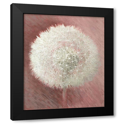 Dandelion Clock I Black Modern Wood Framed Art Print by Verdonck, Elisabeth