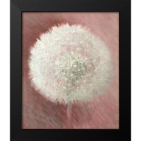 Dandelion Clock I Black Modern Wood Framed Art Print by Verdonck, Elisabeth