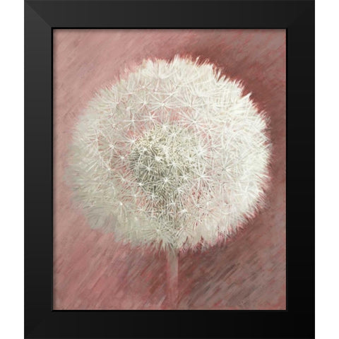 Dandelion Clock II Black Modern Wood Framed Art Print by Verdonck, Elisabeth