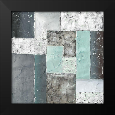 QUADRANGLE II Black Modern Wood Framed Art Print by Carter, Brad