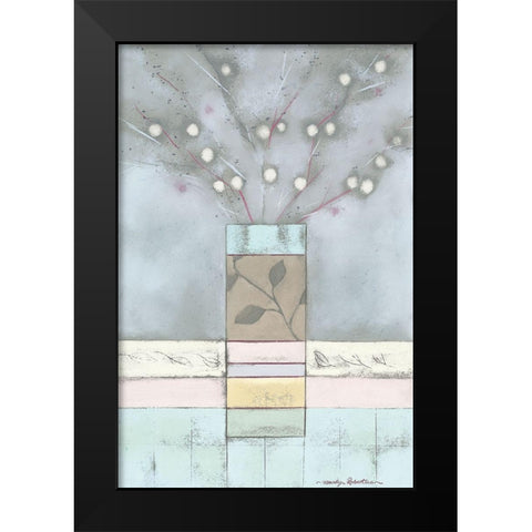 COLOUR PALETTE I Black Modern Wood Framed Art Print by Robertson, Marilyn