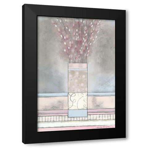 COLOUR PALETTE II Black Modern Wood Framed Art Print by Robertson, Marilyn