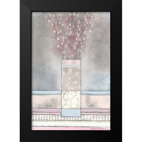 COLOUR PALETTE II Black Modern Wood Framed Art Print by Robertson, Marilyn