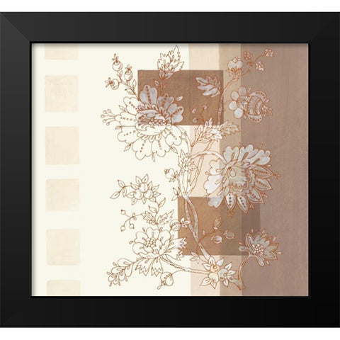 Seline I Black Modern Wood Framed Art Print by Verbeek-Van Den Broek