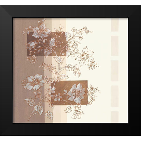 Seline II Black Modern Wood Framed Art Print by Verbeek-Van Den Broek