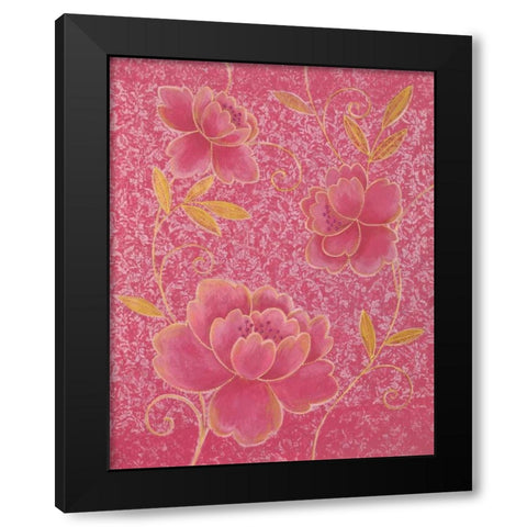 Illusion II Black Modern Wood Framed Art Print with Double Matting by Design Show