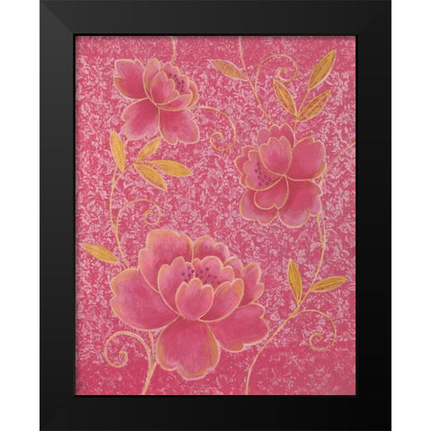 Illusion II Black Modern Wood Framed Art Print by Design Show