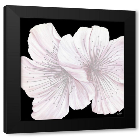 Affection I Black Modern Wood Framed Art Print by Lake, Kaye