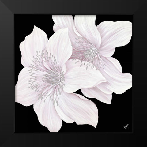 Affection II Black Modern Wood Framed Art Print by Lake, Kaye