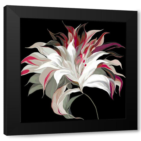 Lily Xxi Black Modern Wood Framed Art Print with Double Matting by Scaffardi, Sally