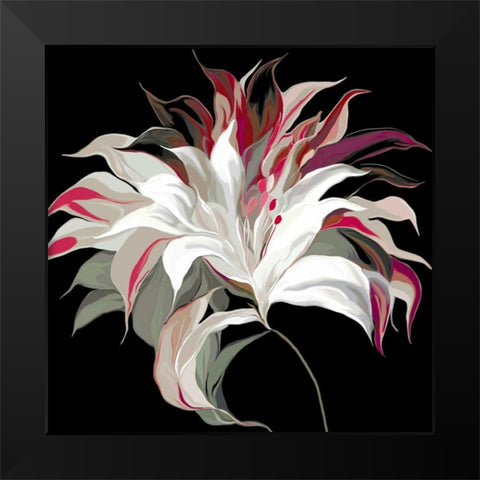 Lily Xxi Black Modern Wood Framed Art Print by Scaffardi, Sally