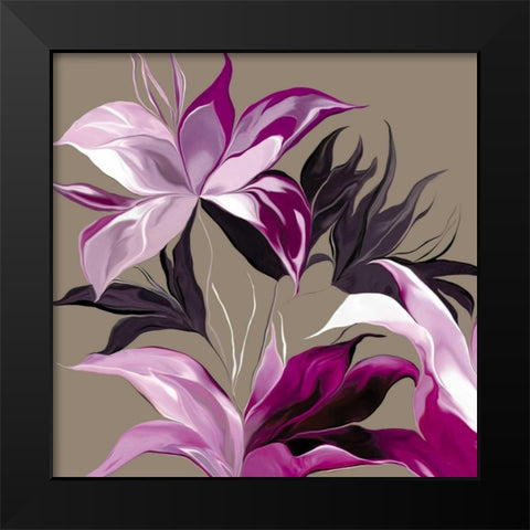 Lily XxiII Black Modern Wood Framed Art Print by Scaffardi, Sally