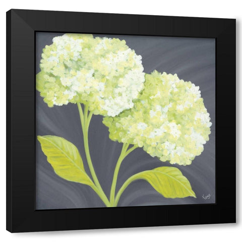 Forever Green II Black Modern Wood Framed Art Print by Lake, Kaye