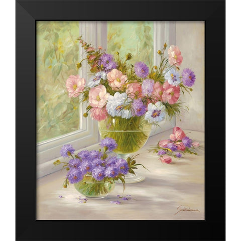 SUNDAY MORNING Black Modern Wood Framed Art Print by Schoelnhammer, Heinz