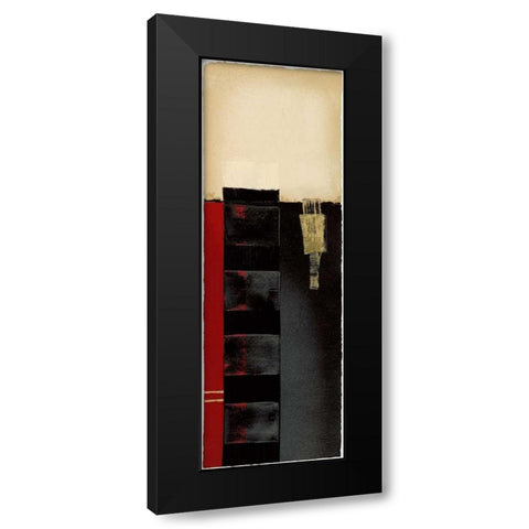 Street Life I Black Modern Wood Framed Art Print with Double Matting by Carter, Brad