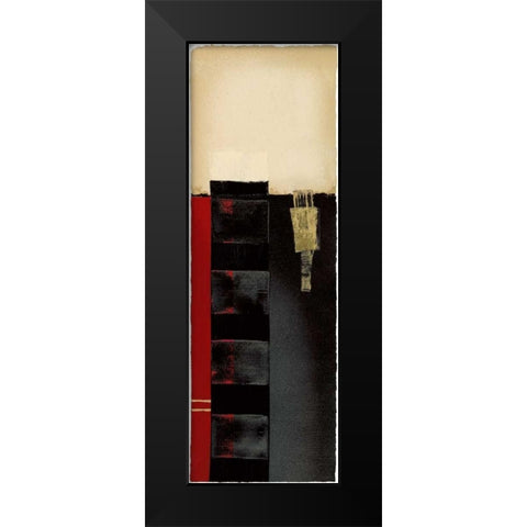 Street Life I Black Modern Wood Framed Art Print by Carter, Brad
