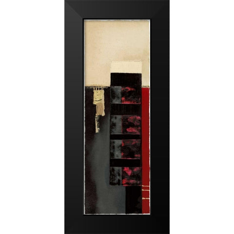 Street Life II Black Modern Wood Framed Art Print by Carter, Brad