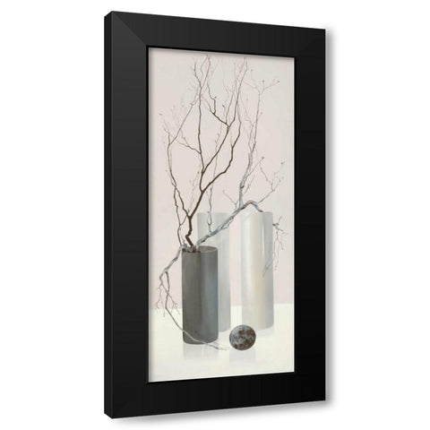 Slender Twigs I Black Modern Wood Framed Art Print with Double Matting by Wonder, Alice