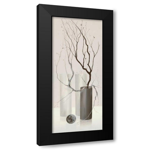 Slender Twigs III Black Modern Wood Framed Art Print with Double Matting by Wonder, Alice