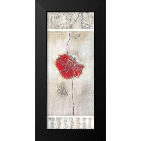 LINEN I Black Modern Wood Framed Art Print by Robertson, Marilyn