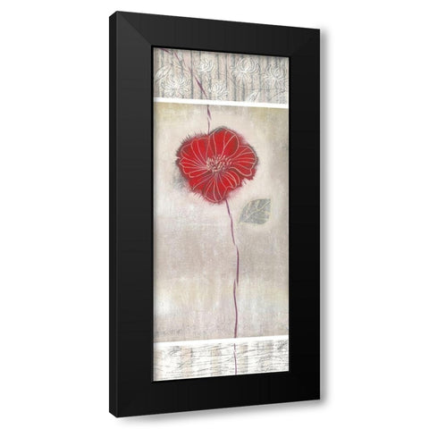 LINEN II Black Modern Wood Framed Art Print by Robertson, Marilyn