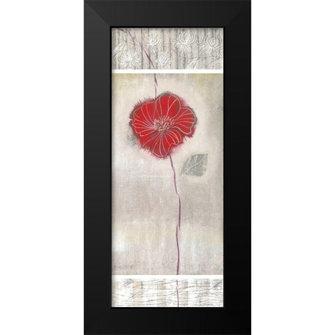 LINEN II Black Modern Wood Framed Art Print by Robertson, Marilyn
