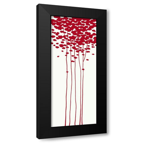 Summers Bounty I Black Modern Wood Framed Art Print with Double Matting by Sakai, Takashi