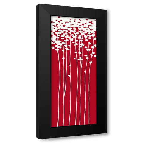 Summers Bounty II Black Modern Wood Framed Art Print with Double Matting by Sakai, Takashi