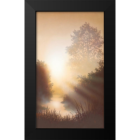 EARLY SPRING I Black Modern Wood Framed Art Print by Walsh, Peter