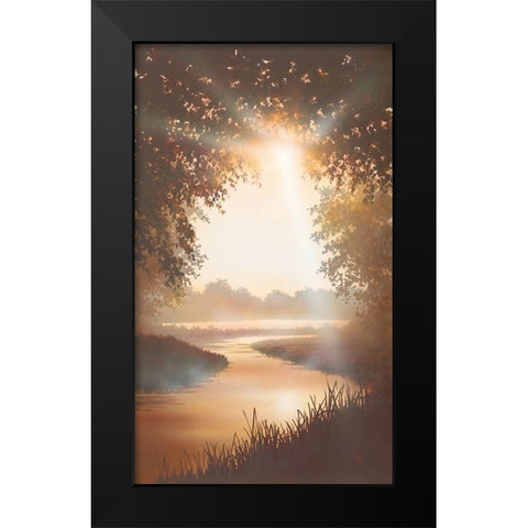 EARLY SPRING II Black Modern Wood Framed Art Print by Walsh, Peter