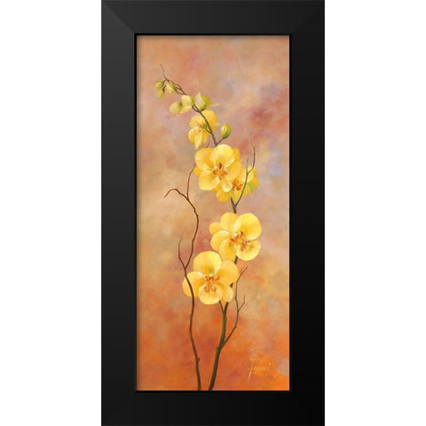 JAPANESE STYLE II Black Modern Wood Framed Art Print by Fasani