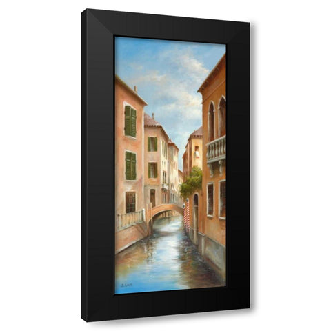 Memories Of Venice II Black Modern Wood Framed Art Print with Double Matting by Smith, B.