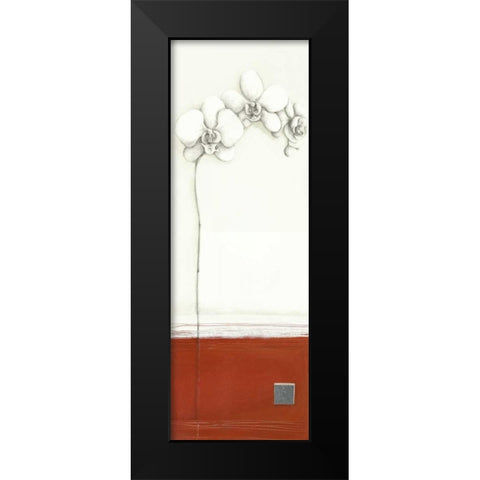 White Orchid II Black Modern Wood Framed Art Print by Gore, Ally-Reader, Robert