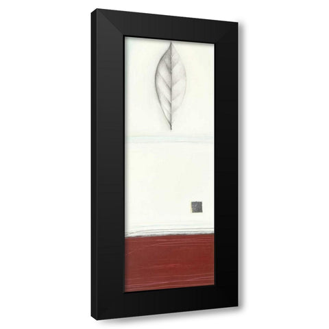 Leaf Black Modern Wood Framed Art Print with Double Matting by Gore, Ally-Reader, Robert