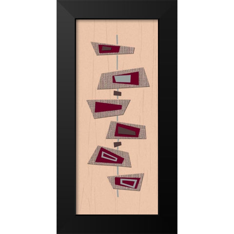 A Sense Of Time I Black Modern Wood Framed Art Print by Design Show