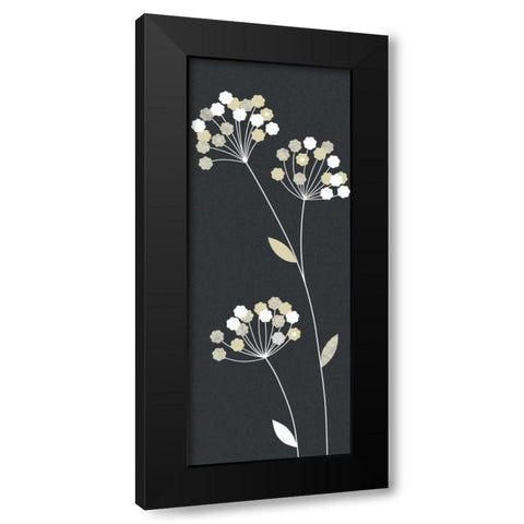Starlight Black Modern Wood Framed Art Print with Double Matting by Design Show