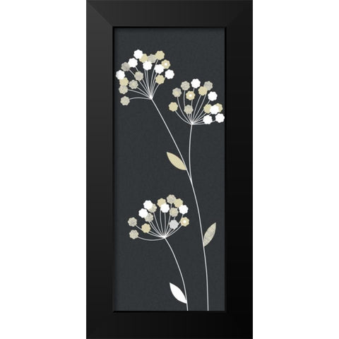 Starlight Black Modern Wood Framed Art Print by Design Show