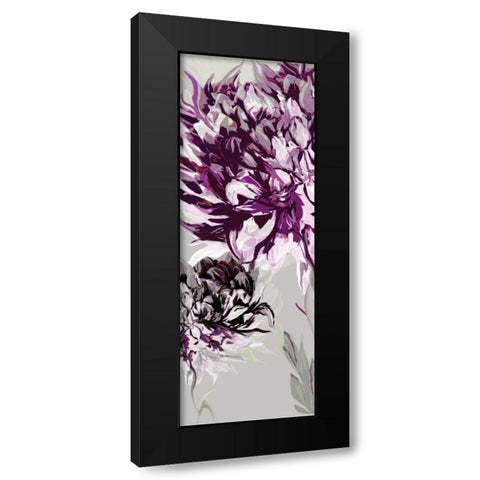 Purple Allure I Black Modern Wood Framed Art Print with Double Matting by Scaffardi, Sally