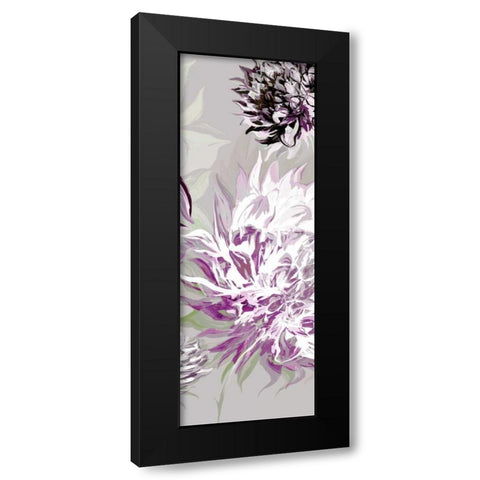 Purple Allure III Black Modern Wood Framed Art Print with Double Matting by Scaffardi, Sally