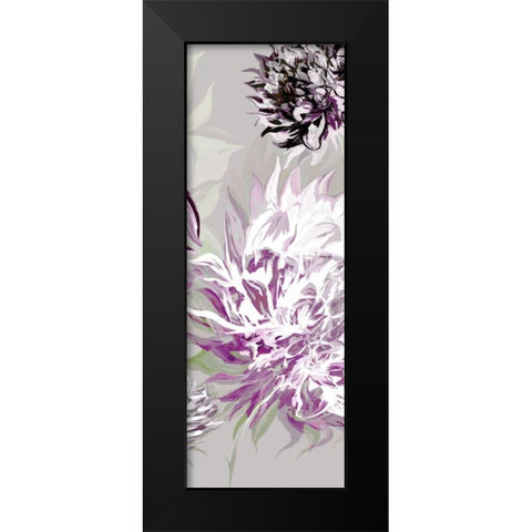 Purple Allure III Black Modern Wood Framed Art Print by Scaffardi, Sally
