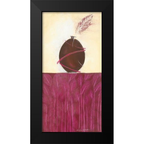CHOCOLATE I Black Modern Wood Framed Art Print by Robertson, Marilyn