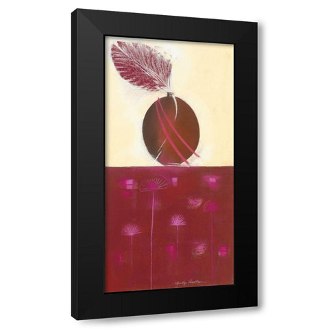CHOCOLATE II Black Modern Wood Framed Art Print with Double Matting by Robertson, Marilyn