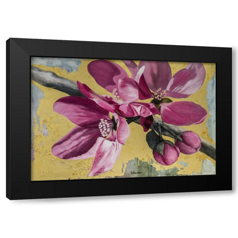 Flowers IV Black Modern Wood Framed Art Print by Sedalia, David