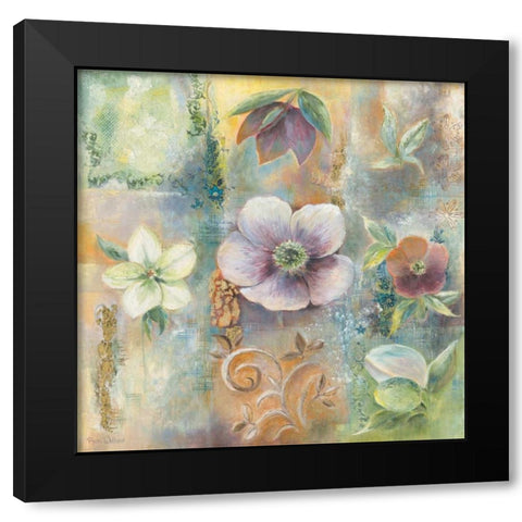 Beauty I Black Modern Wood Framed Art Print with Double Matting by Withaar, Rian