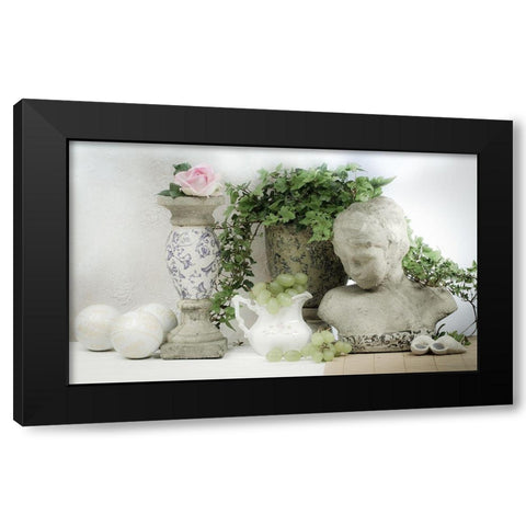 Stillife I Black Modern Wood Framed Art Print with Double Matting by Warminski