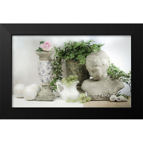 Stillife I Black Modern Wood Framed Art Print by Warminski